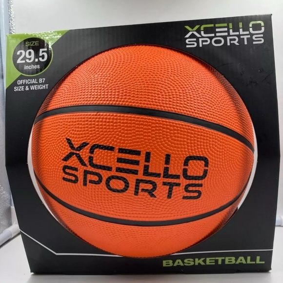 XCello Sports 29.5 Inches Basketball Official B7 Size & Weight - Picture 1 of 2
